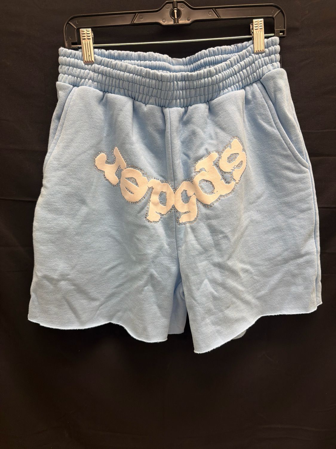 Sp5der Light Blue Shorts Sz M