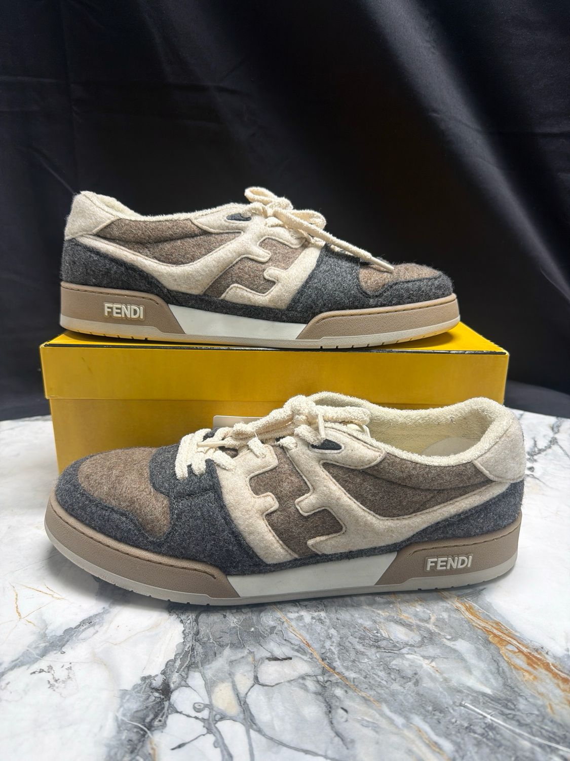 Fendi Match Low-Top Sneaker w/ Box Sz 13