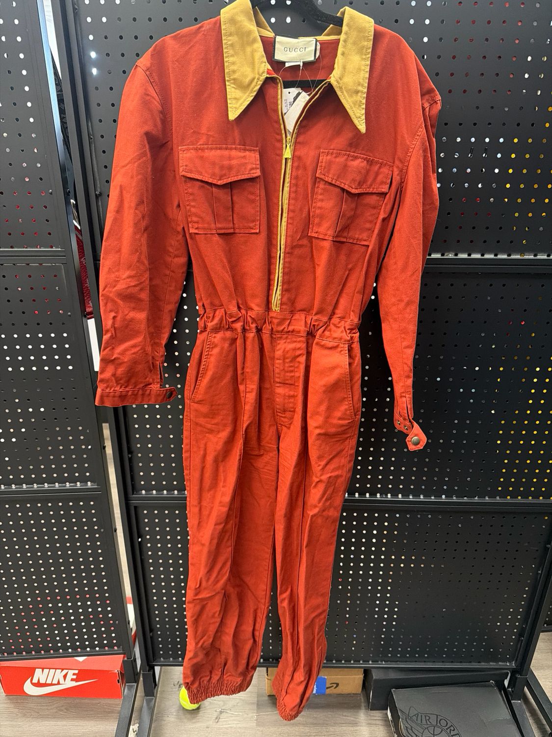 Gucci Red Jumpsuit New Sz 46