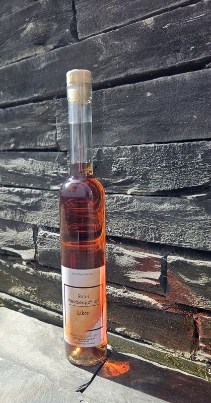 Roter Weinbergspfirsich Likör,  0,5 L