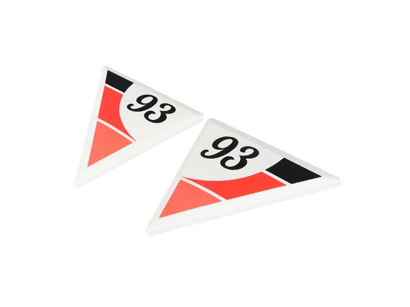 Outsider - Paire de triangles latéraux, Color: Blanc