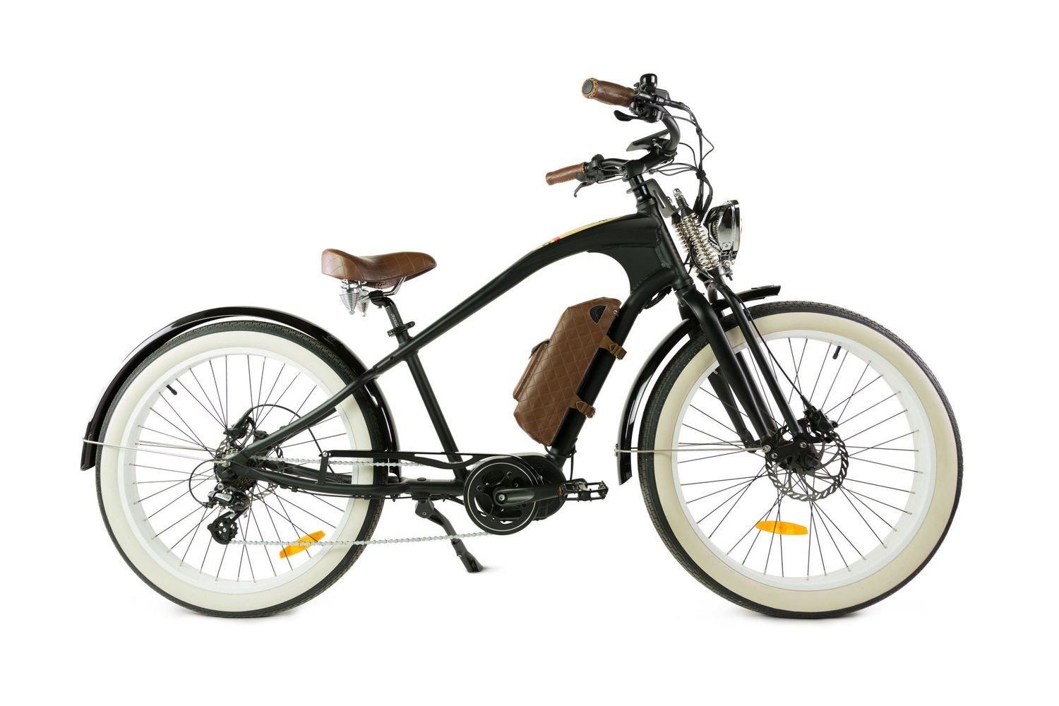 Vacay High Step Springer 500W 17,5 Ah- Mid Drive, Color: Noir Mat