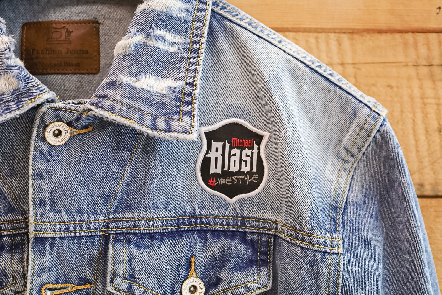 Veste en jeans Michael Blast, Size: S