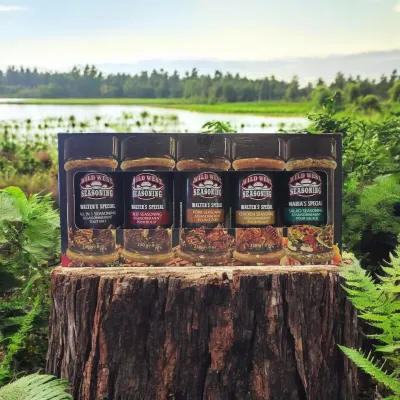 5 Pack of Wild West Charcoal Seasonings