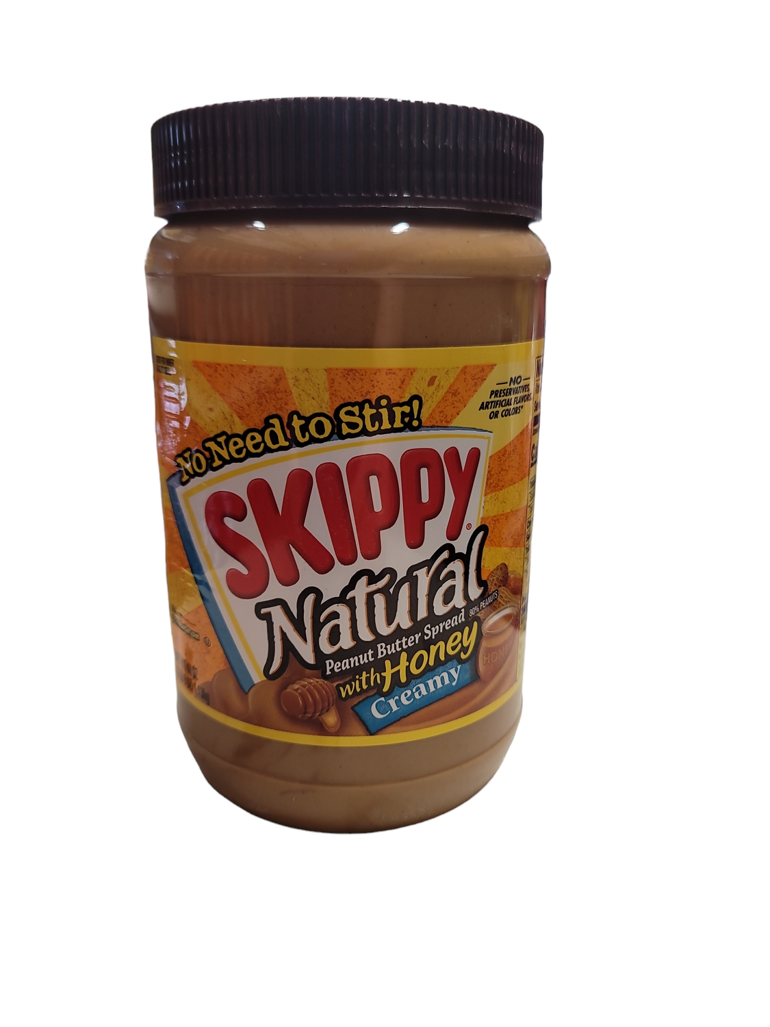 SKIPPY NATURAL PEANUT BUTTER WITH HONEY 1KG