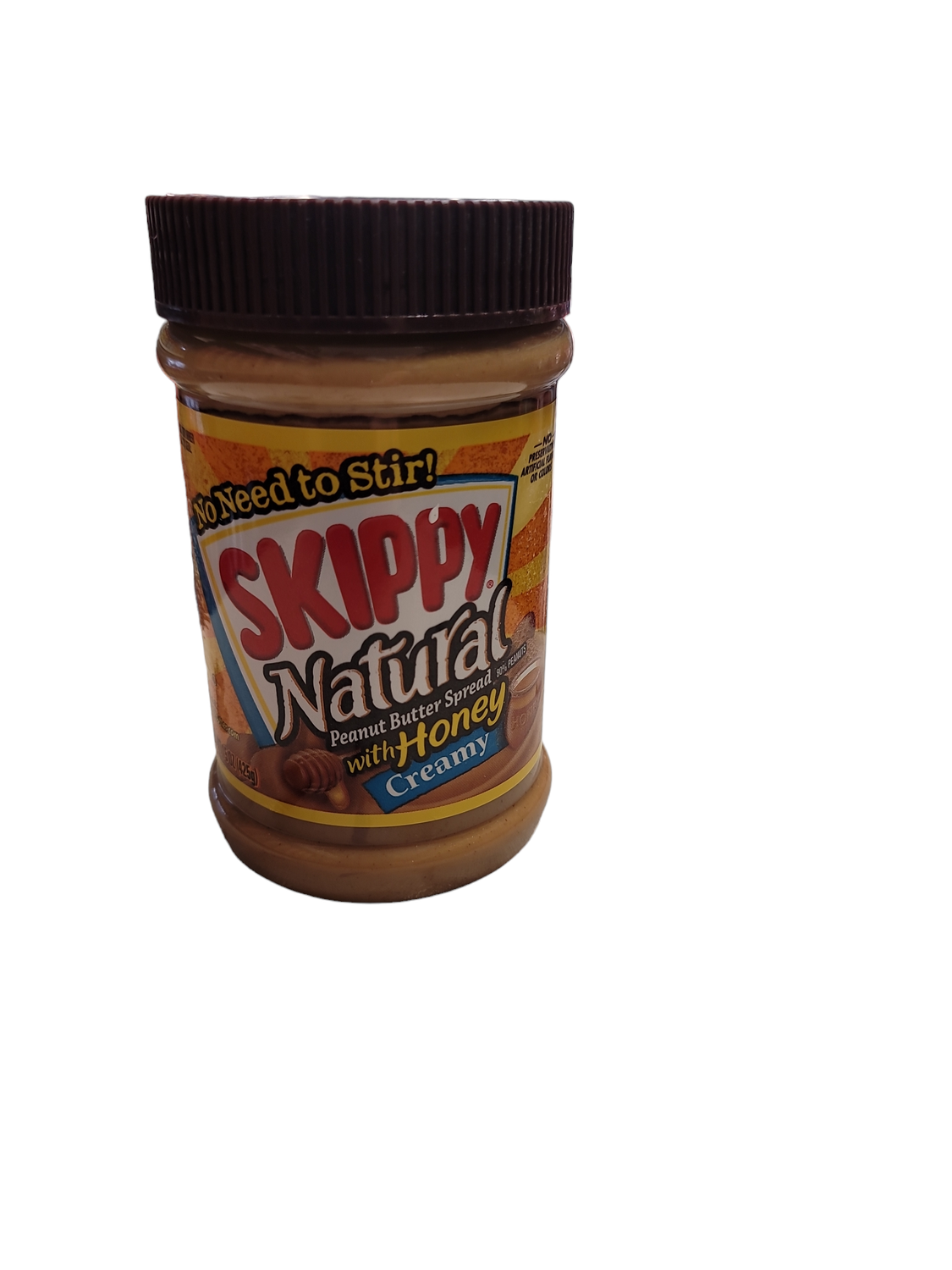 SKIPPY NATURAL PEANUT BUTTER WITH HONEY 425GR