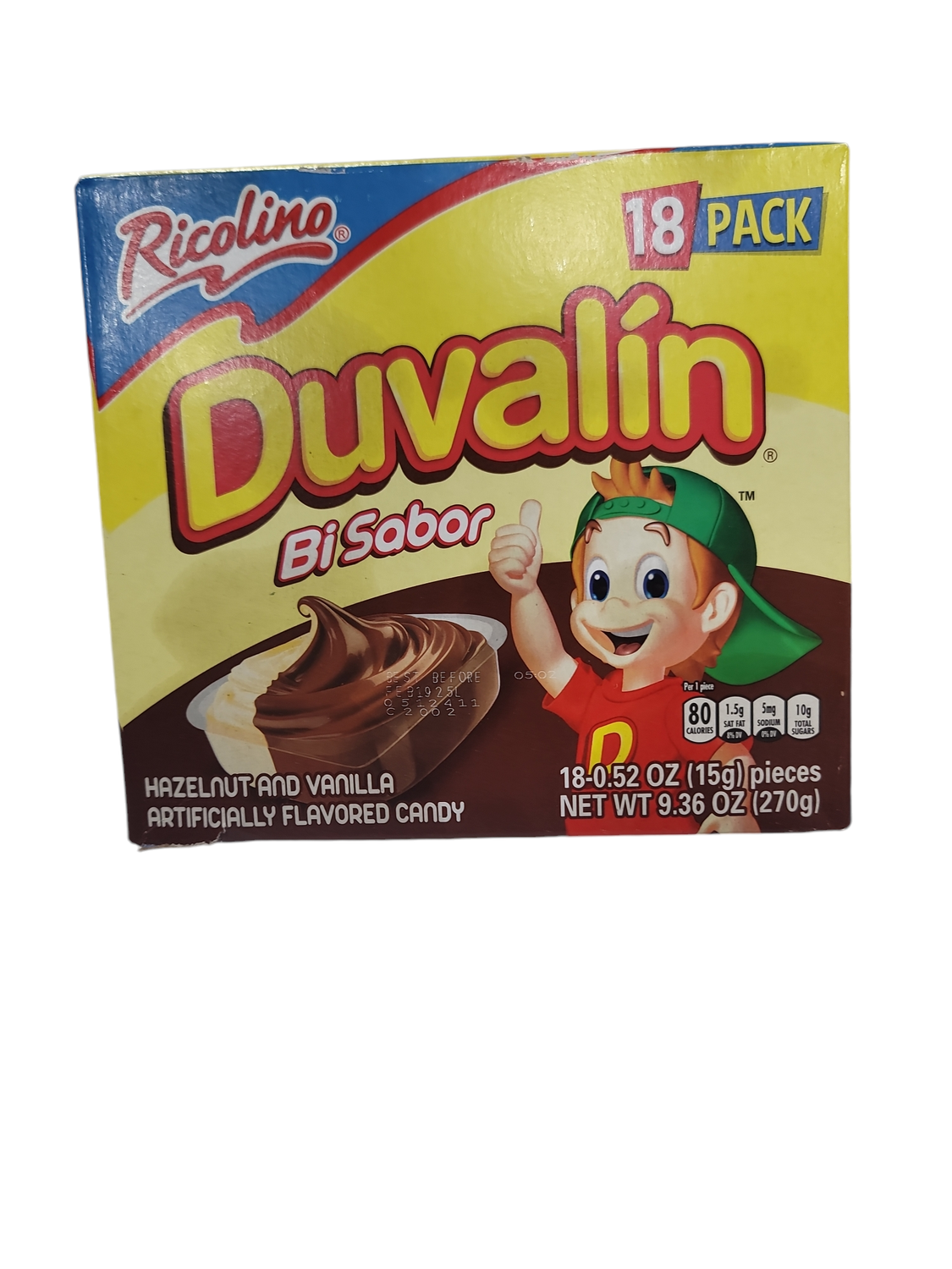 Ricolino Duvalin Hazelnut and Vanilla 270g