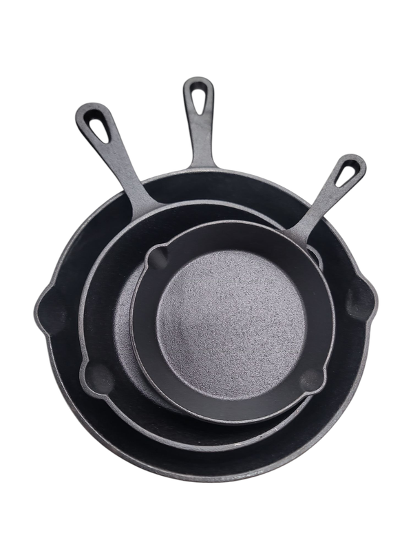 Cast Iron Pan 3 Set
