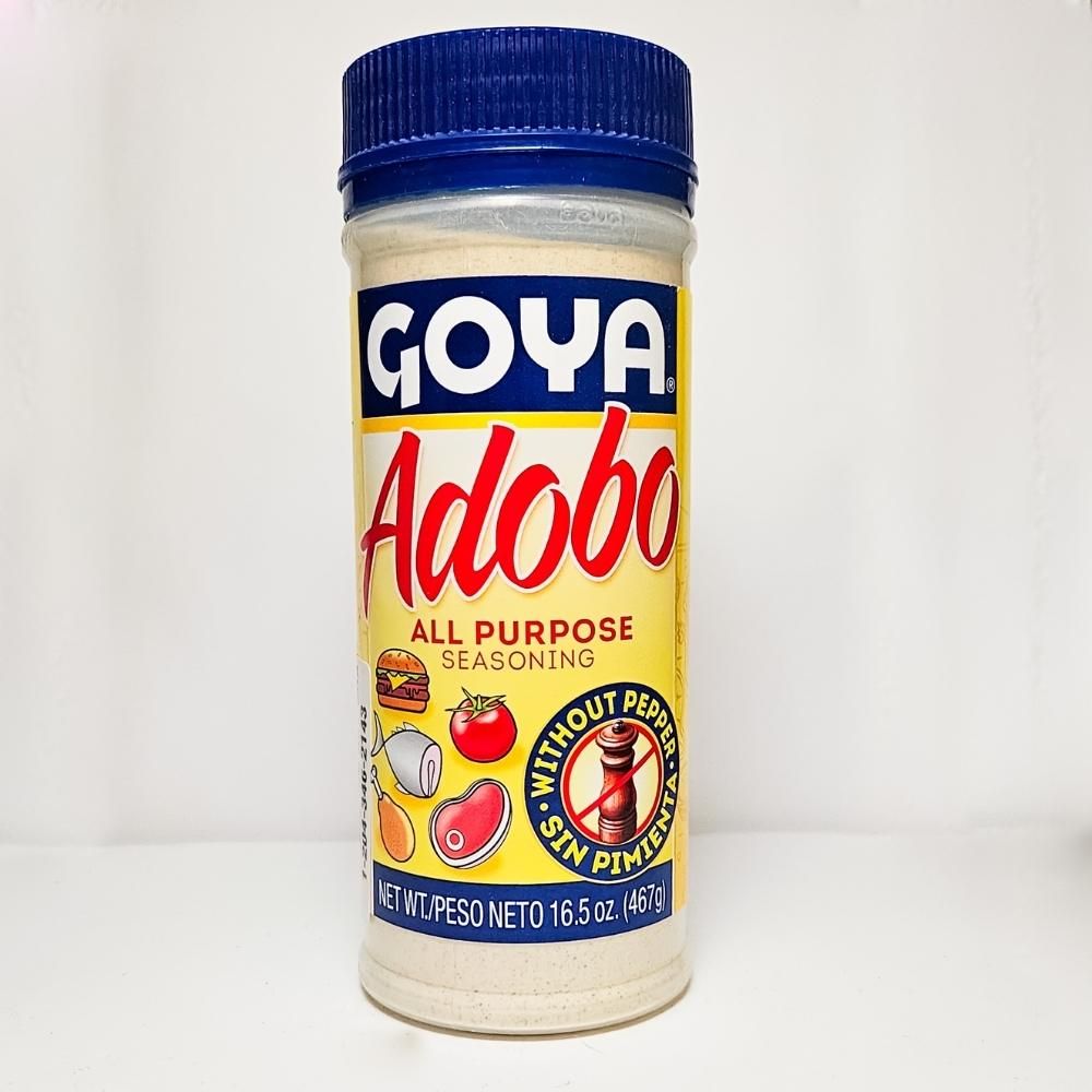 Goya Adobo All-Purpose Seasoning without Pepper available at Wild West Charcoal