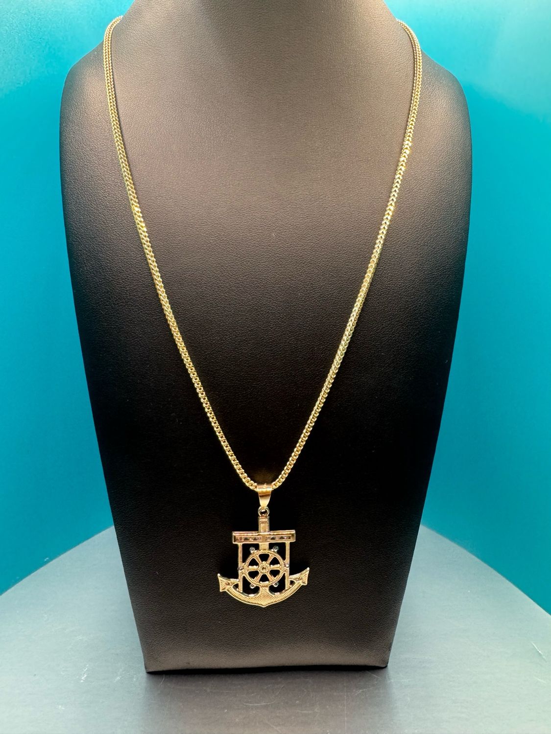 Cadena franco con dije de Ancla