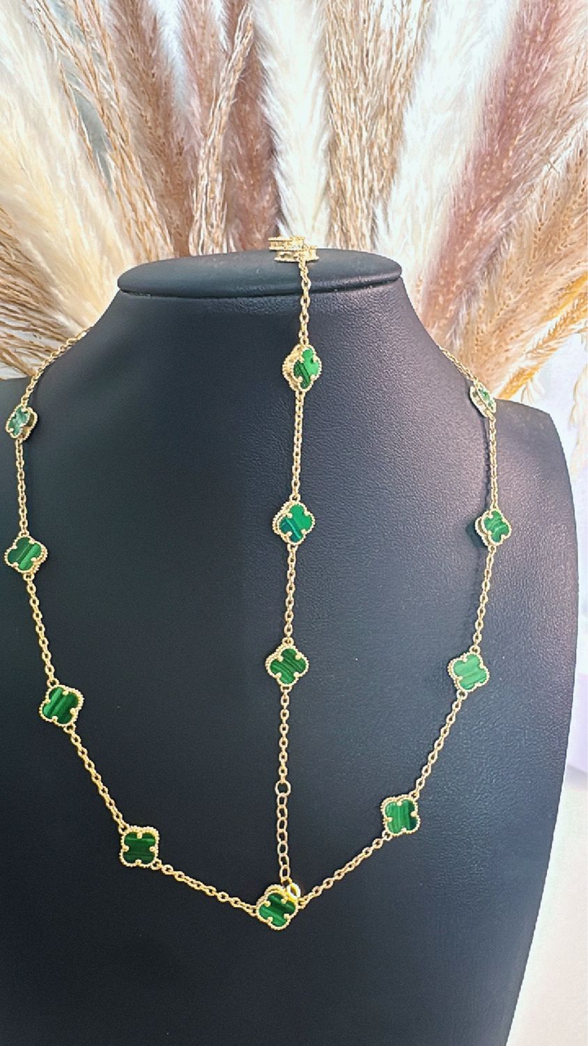Set de flores verdes