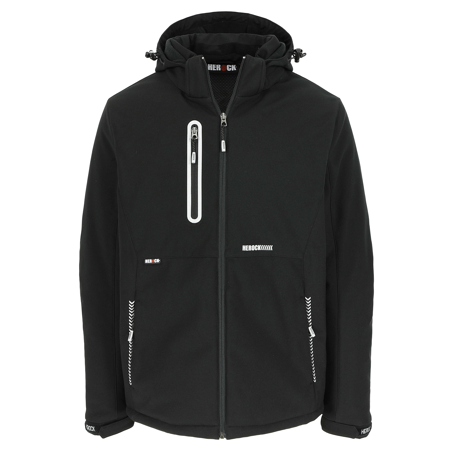 TARIS SOFTSHELL JAS ZWART