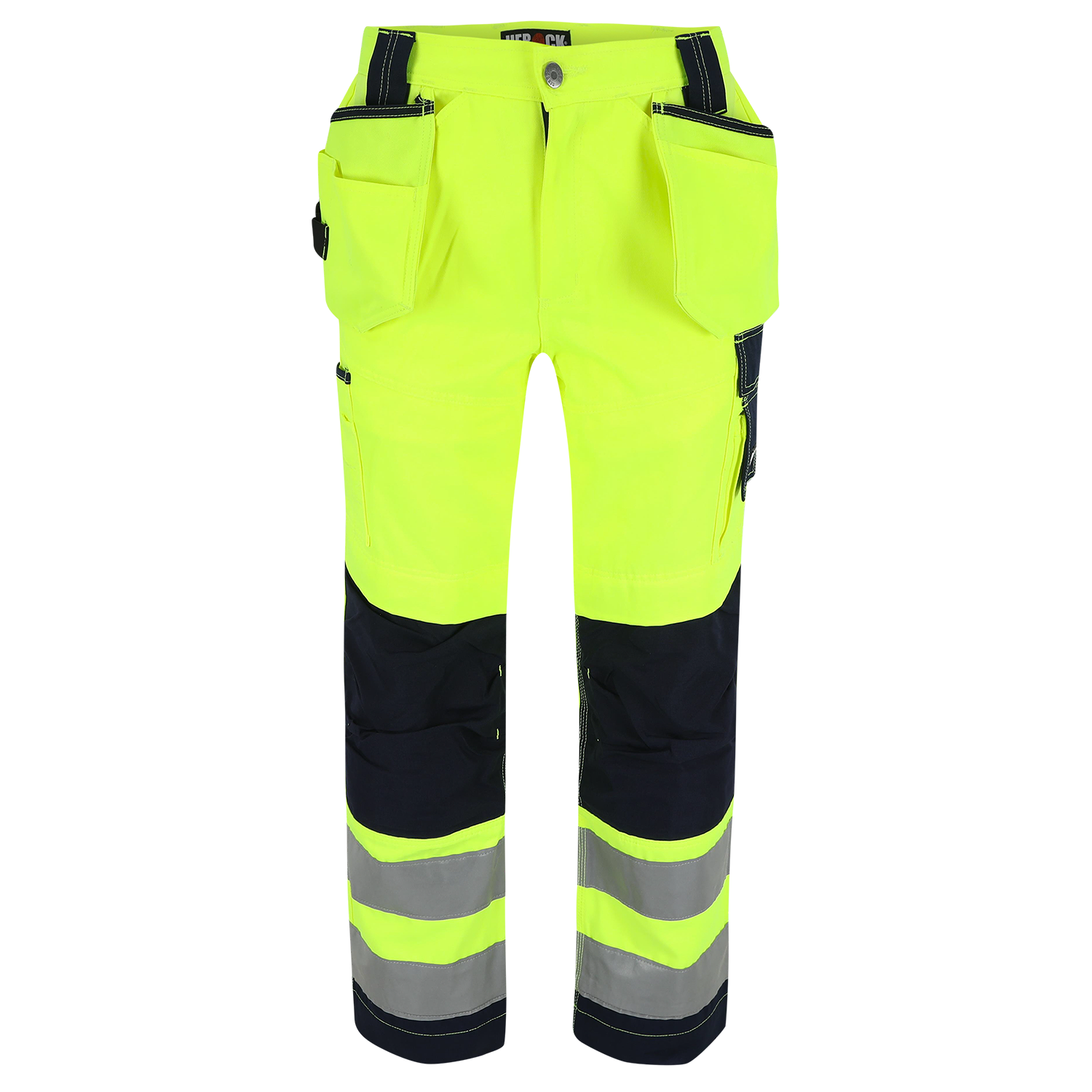 STYX HIGH VIZ BROEK GEEL/MARINE