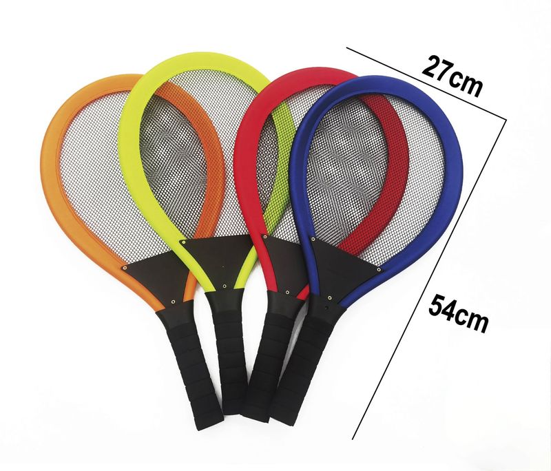 2 Racchette con pallina volano e tennis