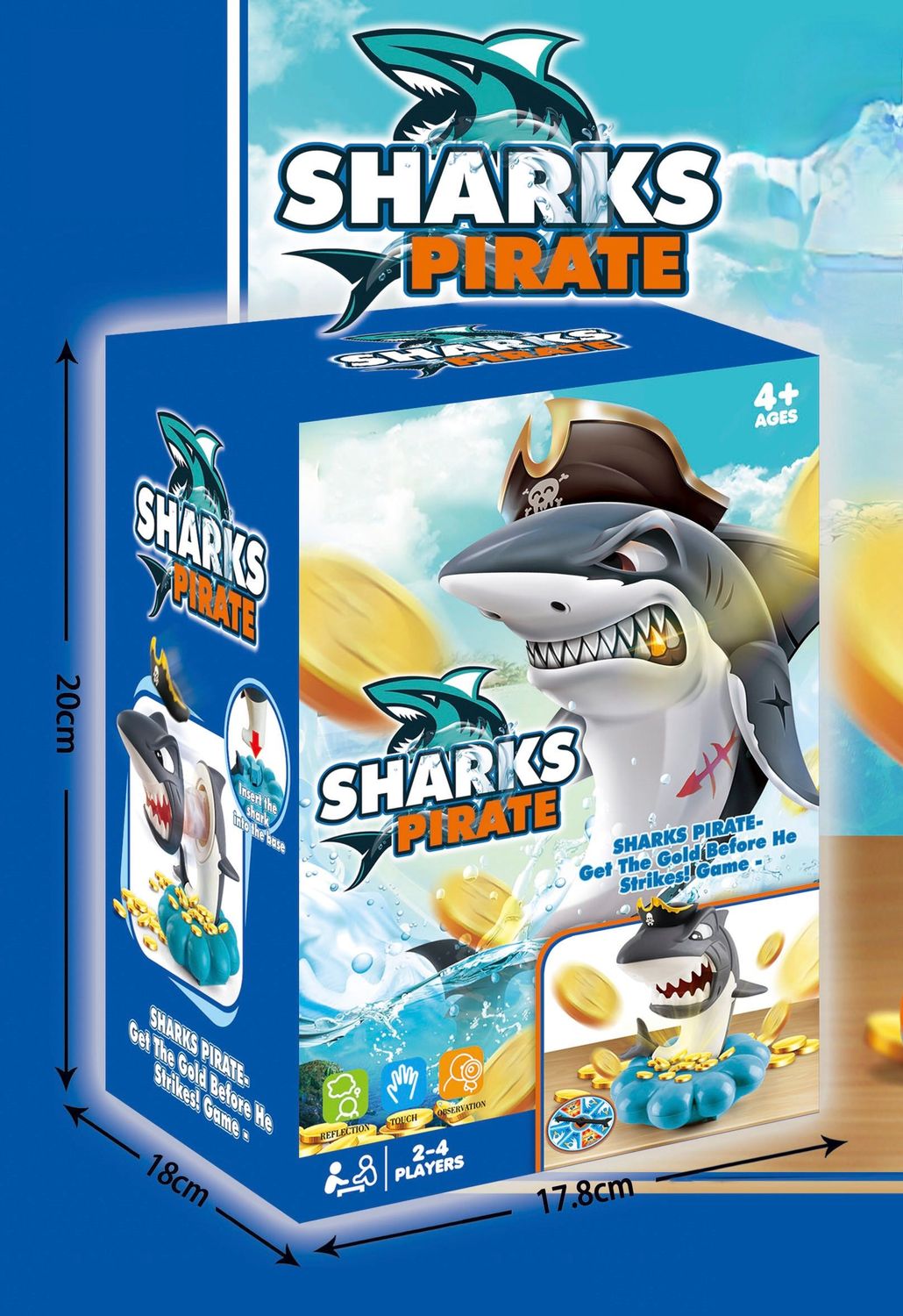 Gioco dello squalo pirata