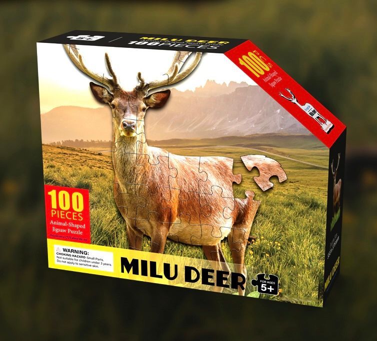 Puzzle Cervo sagomato Pz 100