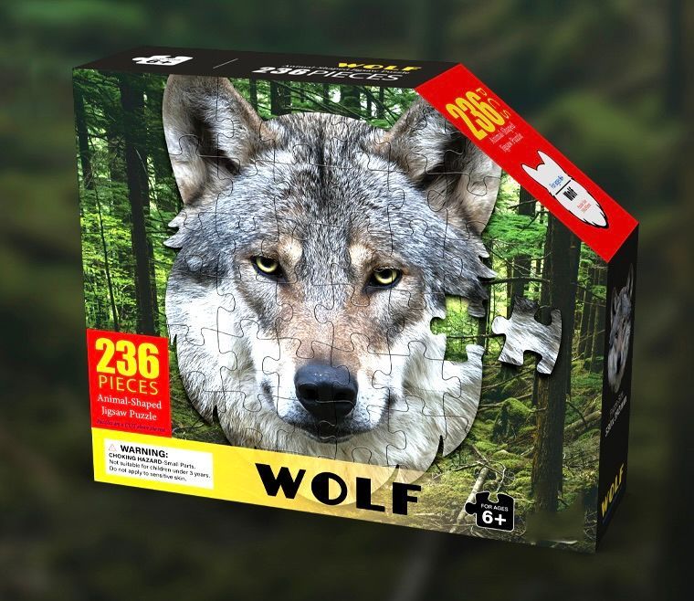 Puzzle Lupo sagomato Pz 236