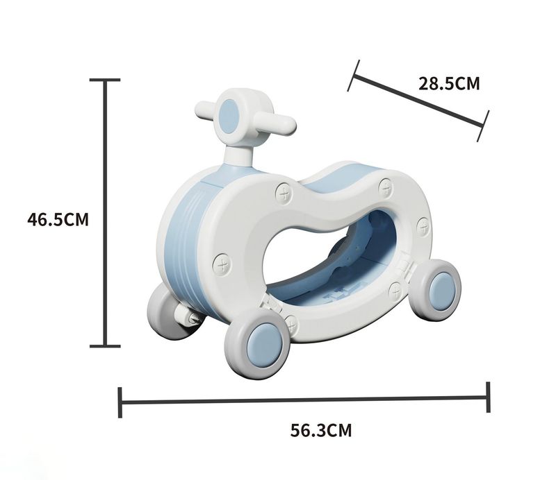 Triciclo-dondolo 2 in 1 cm 56x46