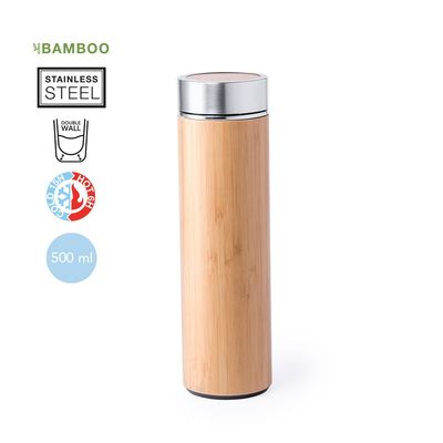 ​Thermos in acciaio e bamboo