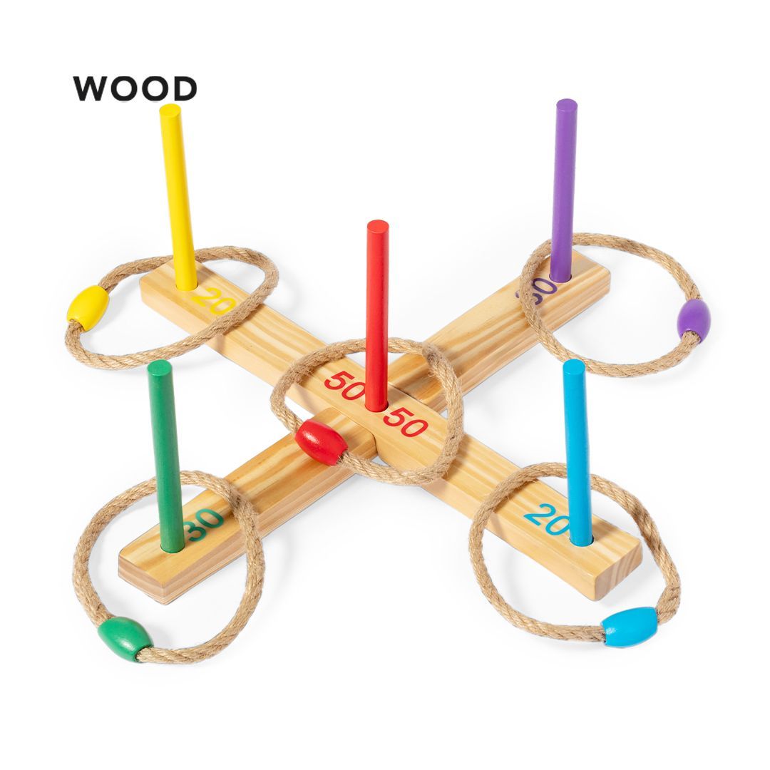 Gioco cerchi in legno