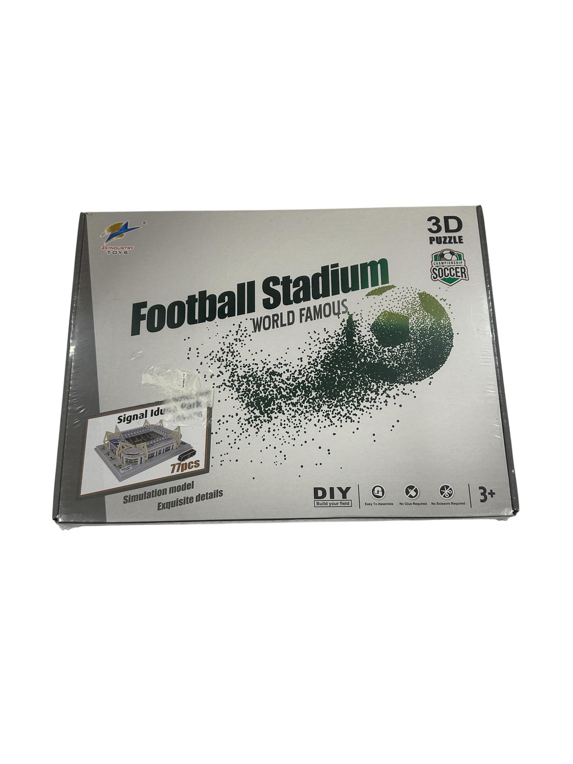 Westfalenstadion Stadium Dortmund Puzzle 3D