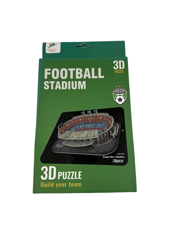 Camp Nou stadium puzzle 3D