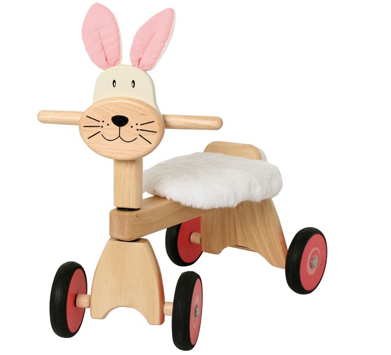 Triciclo in legno CONIGLIO