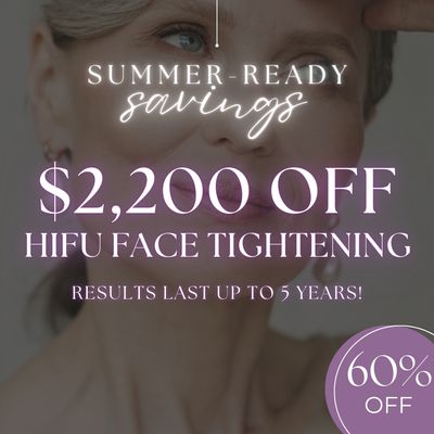 HIFU Face Tightening | Now ONLY $1,500