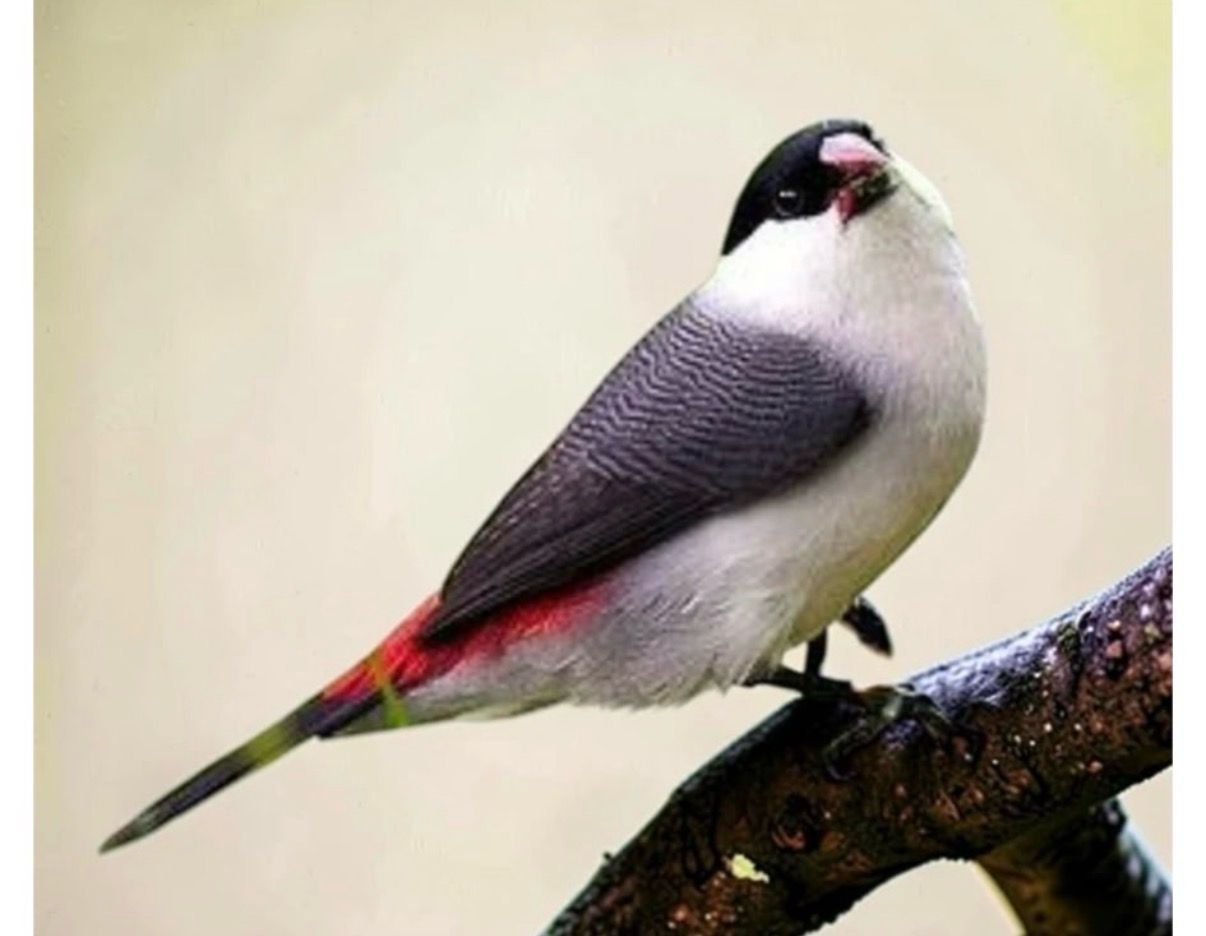 Black Crowned Wax Bill
