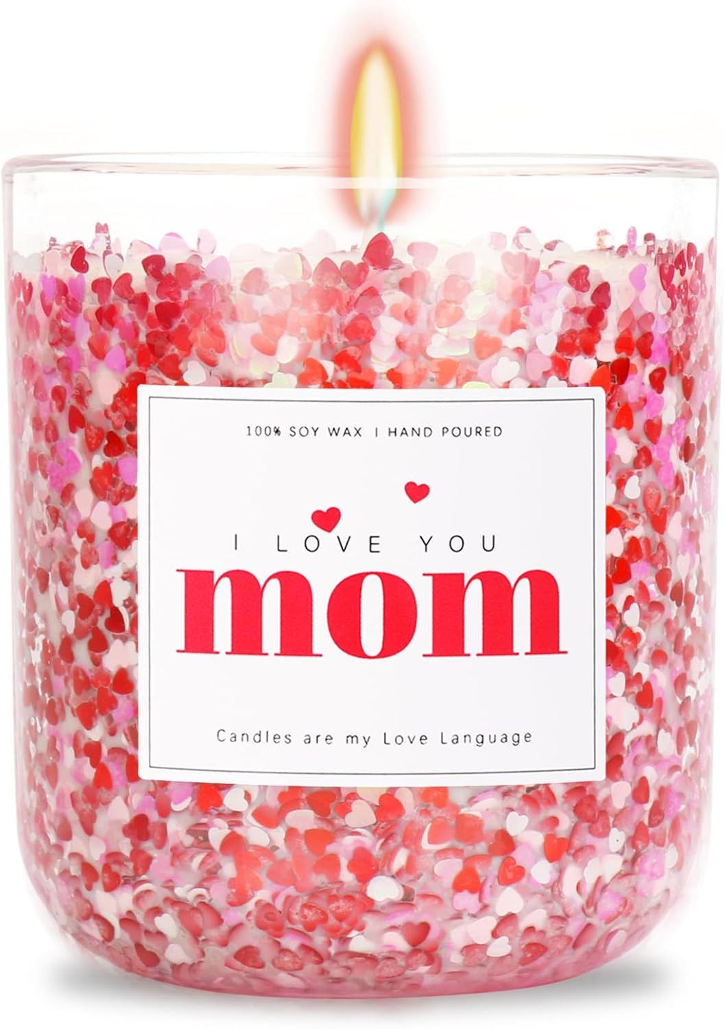 Mom, Love You Candle