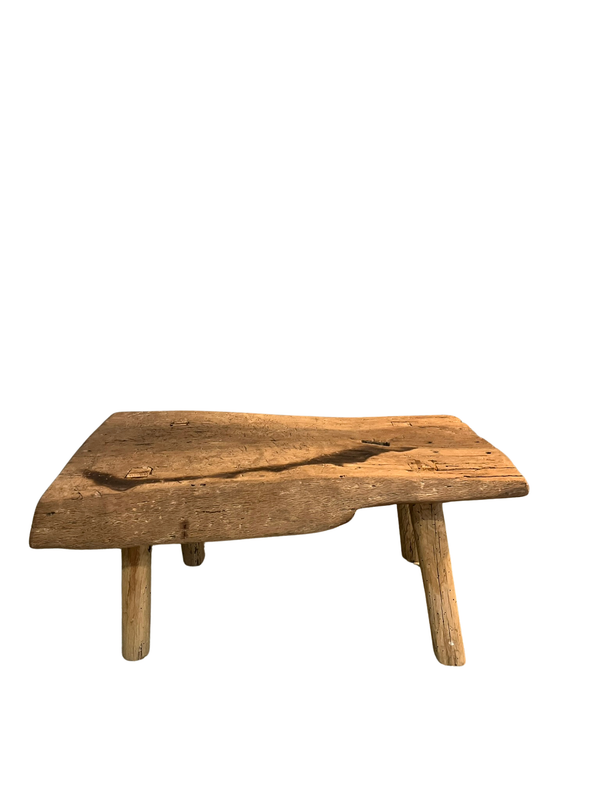 ​Rustic Holm Oak Coffee Table – Handcrafted Natural Design