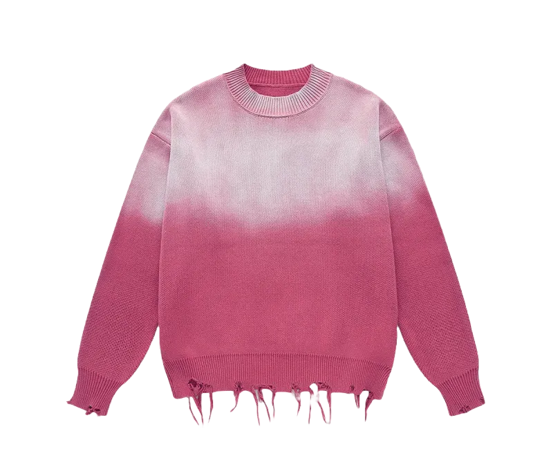 ARVID - DISTRESSED SWEATER