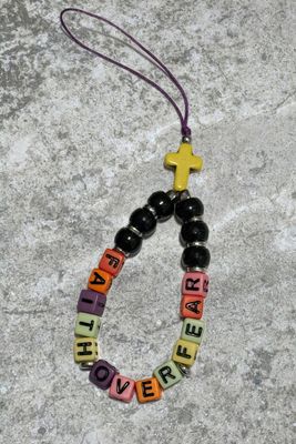 “Faith Over Fear” Phone Charm