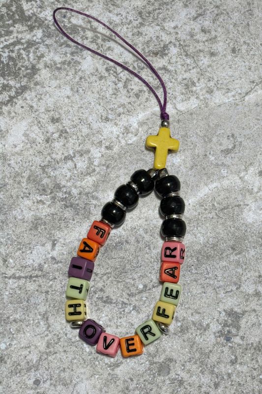 “Faith Over Fear” Phone Charm
