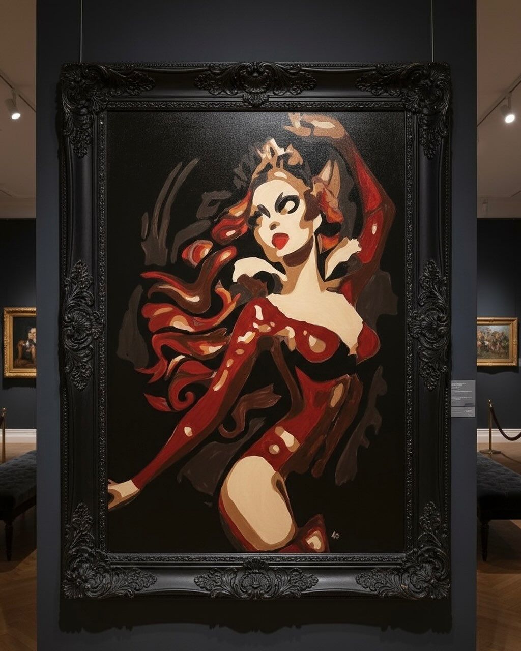 Salome. Original oil painting by Tiago Azevedo