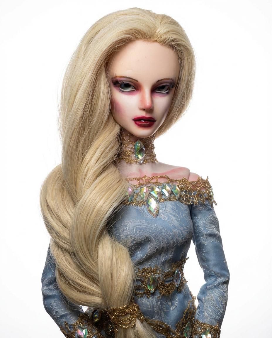 Elsa – Frozen Winter Princess OOAK Custom BJD