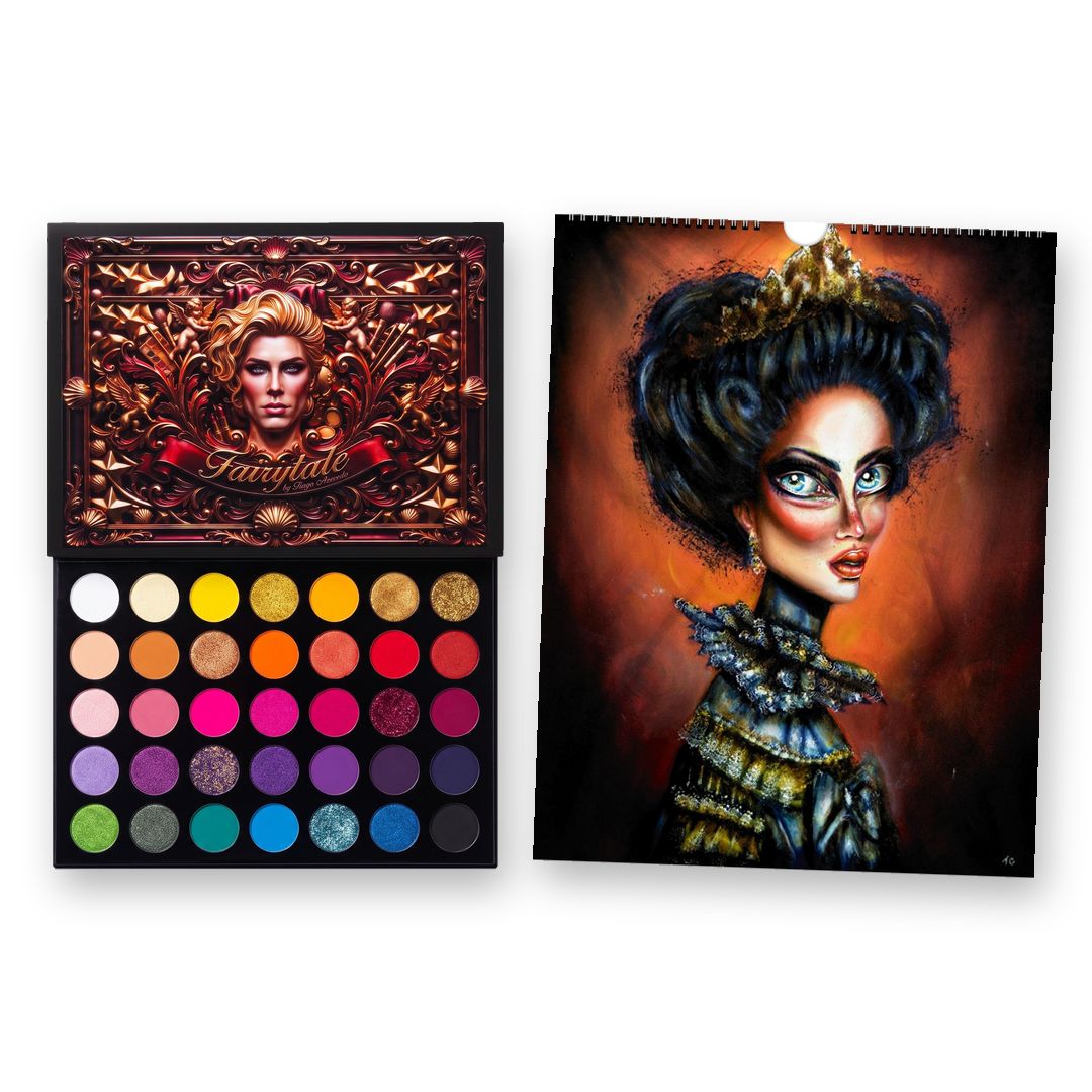 Fantasy Bundle: 2027 Wall Calendar + Eyeshadow Palette