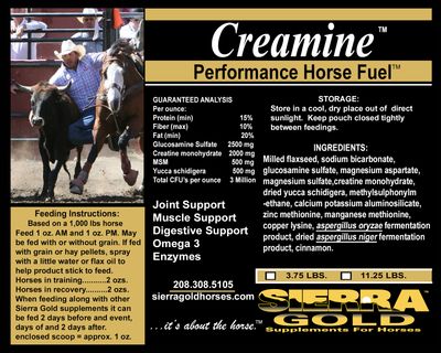 Creamine - Individual - 3.75 lbs. (60 - Porciones de 1 oz)