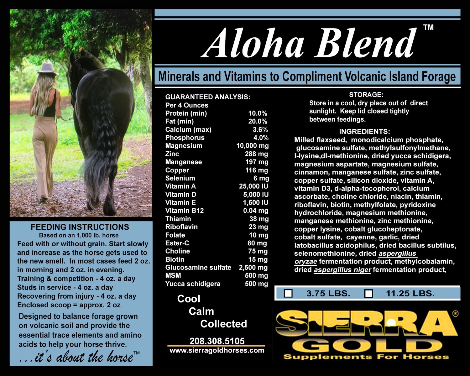 Aloha Blend - Double 11.25 lbs. pouches (180 - 2 oz, Servings)