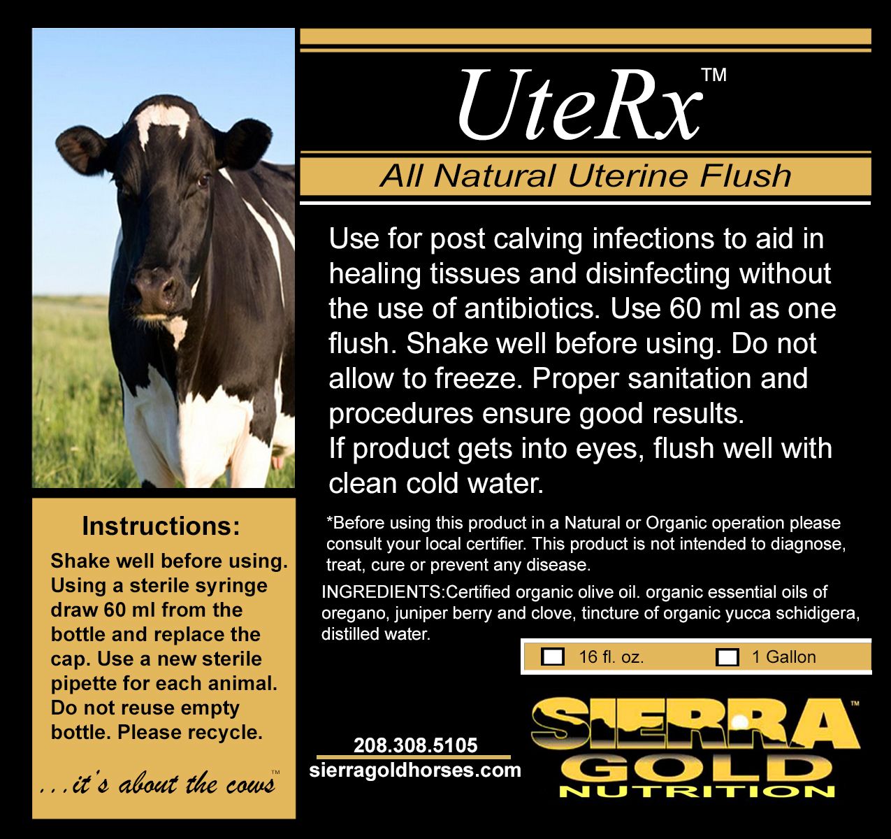 UteRx 16 onzas líquidas