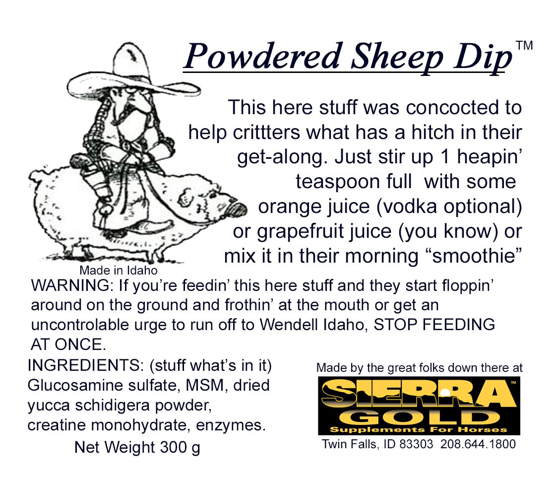 Powdered Sheep Dip