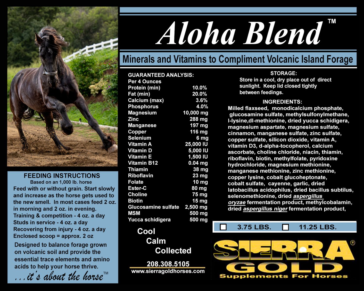Aloha Blend - 1 Single 3.75 lbs, pouch (30 - 2 oz. servings)