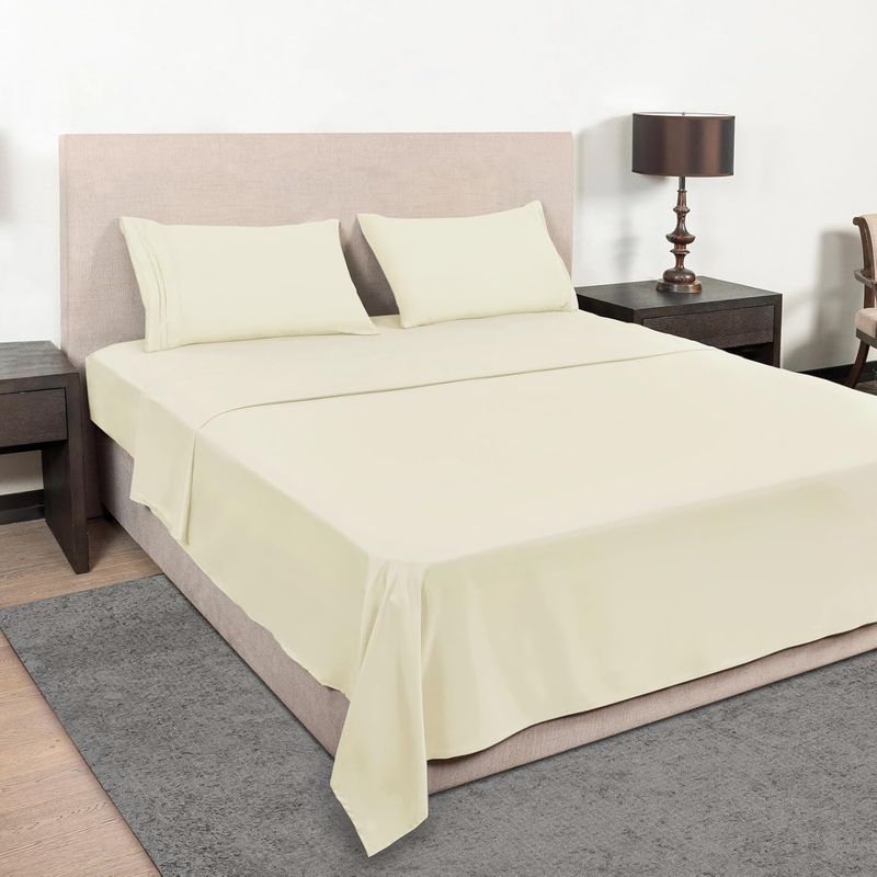 Minimalist collection - Microfiber bed sheet 1800 series 3 piece set QUEEN - 20% SALE