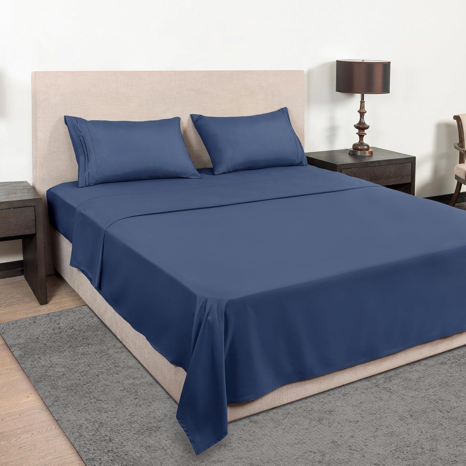 Minimalist collection - Microfiber bed sheet 1800 series 3 piece set SIZE: FULL  - 20% SALE