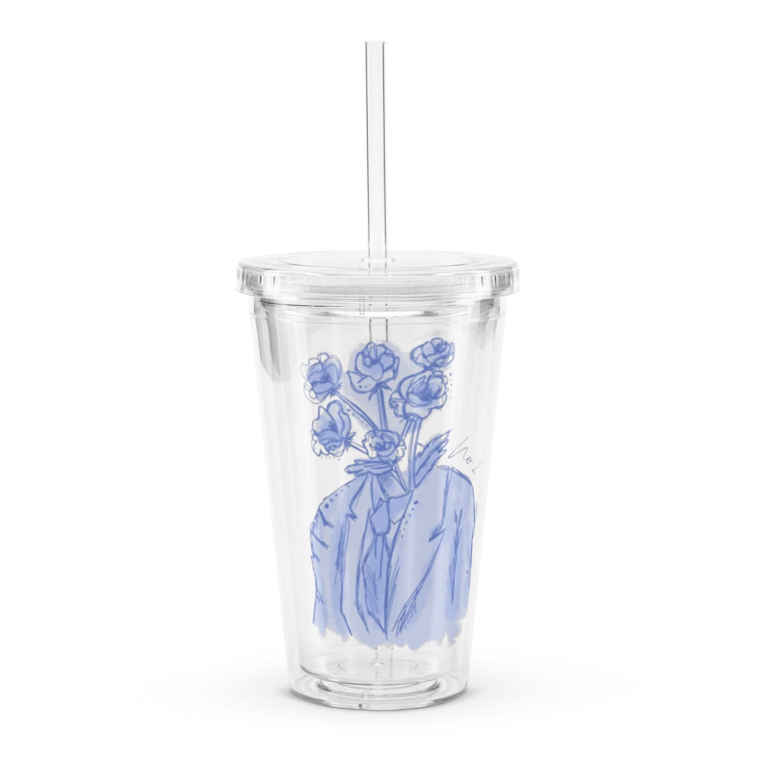 RM Indigo Album Clear Tumbler - Stylish &amp; Functional