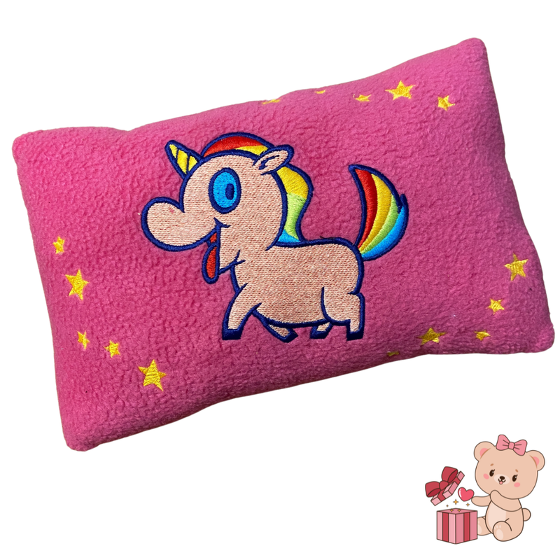 Kuschelkissen mit Regenbogen-Einhorn – Magie zum Anfassen!
