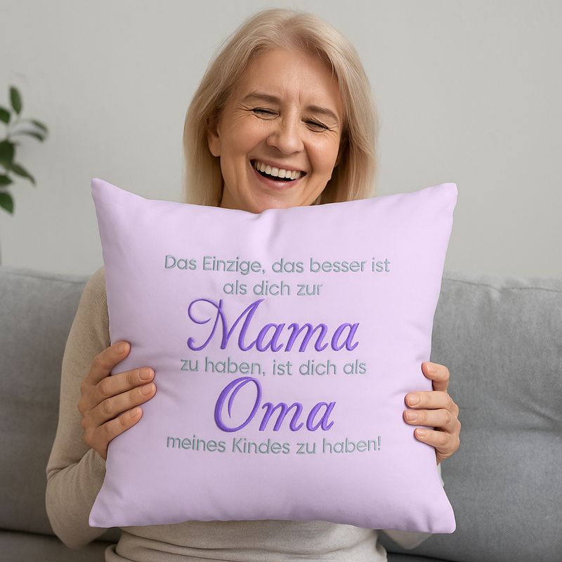 Wunderschönes Kissen Mama/Oma