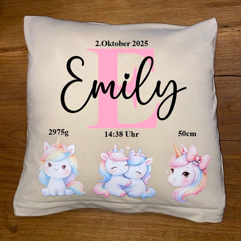 Personalisiertes Kinderkissen – mit süßen Tiermotiven & Wunschnamen