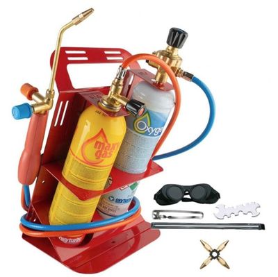 Kit Cannello Saldatura Saldare Piccolo Gas Ossigeno Turbo Set 90 Oxyturbo