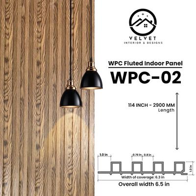 WPC-02 | WPC Fluted Panel | Fluted Wall Panel